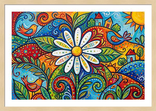 Daisy Delight In Color