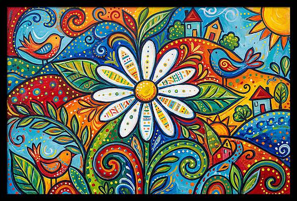 Daisy Delight In Color