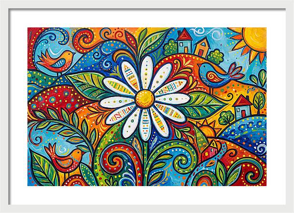 Daisy Delight In Color