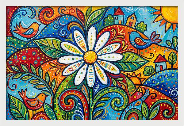 Daisy Delight In Color