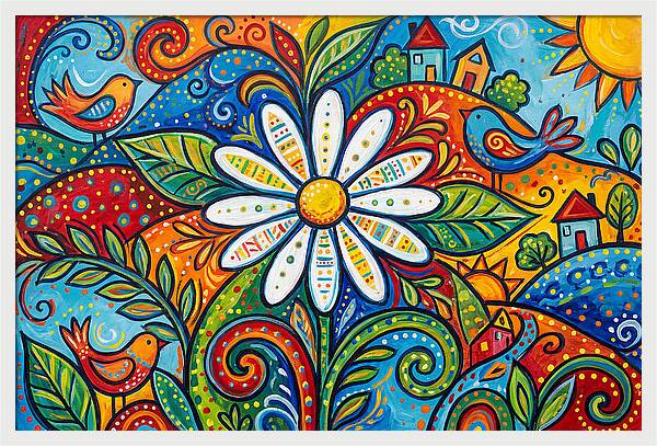 Daisy Delight In Color