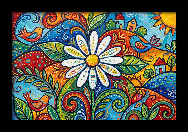 Daisy Delight In Color