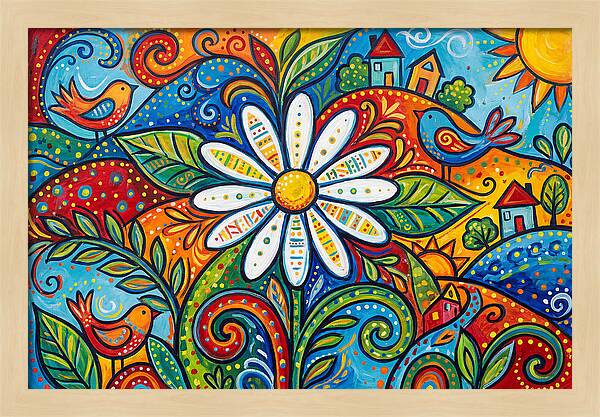 Daisy Delight In Color