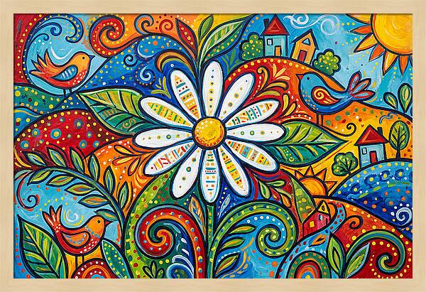 Daisy Delight In Color