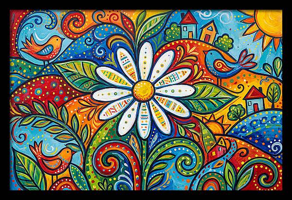 Daisy Delight In Color