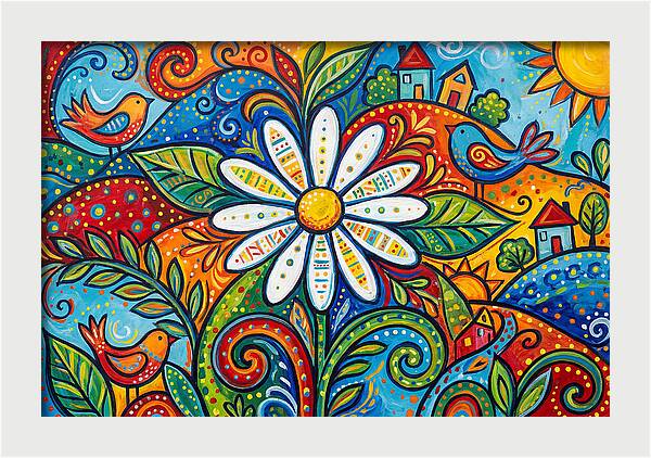Daisy Delight In Color