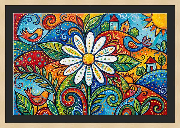 Daisy Delight In Color