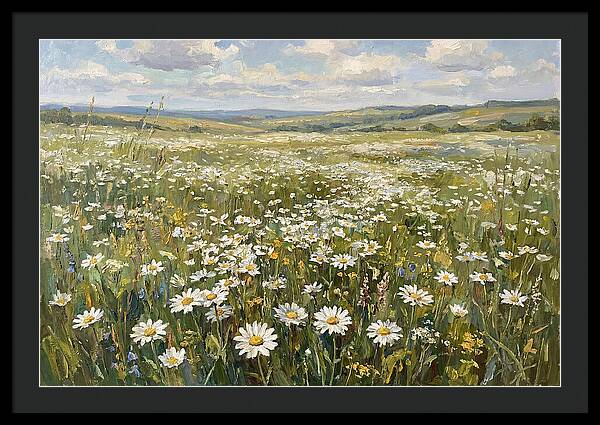 Daisy Field Under Open Skies