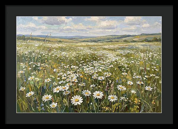 Daisy Field Under Open Skies