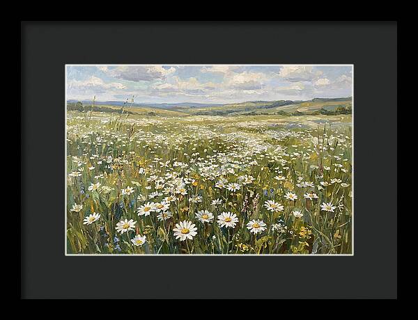 Daisy Field Under Open Skies