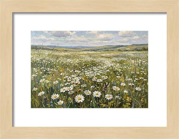 Daisy Field Under Open Skies