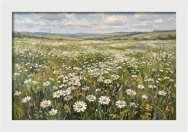 Daisy Field Under Open Skies