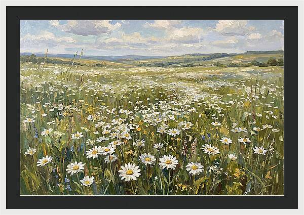 Daisy Field Under Open Skies