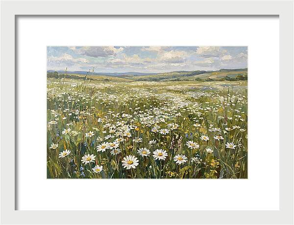 Daisy Field Under Open Skies