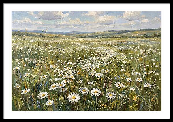 Daisy Field Under Open Skies