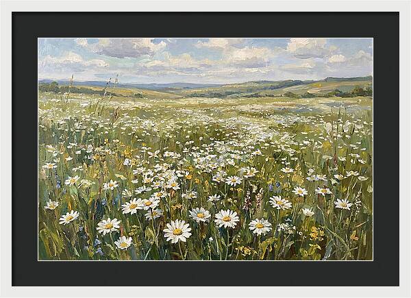 Daisy Field Under Open Skies