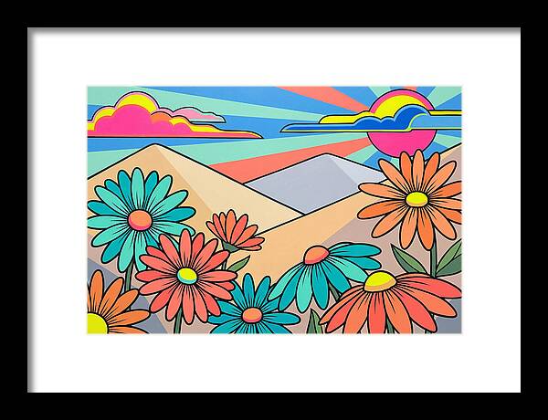 Daisy Fields In Bloom