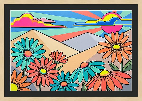 Daisy Fields In Bloom