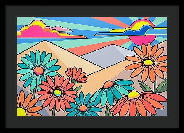 Daisy Fields In Bloom