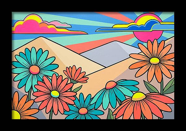 Daisy Fields In Bloom