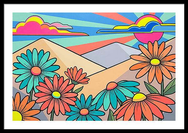 Daisy Fields In Bloom