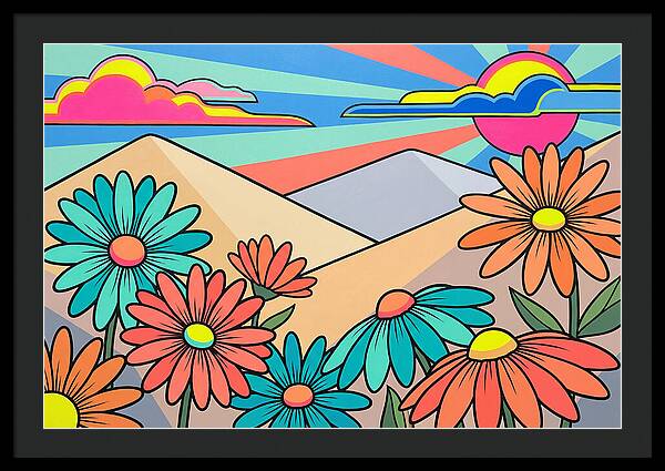 Daisy Fields In Bloom