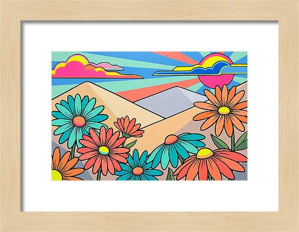 Daisy Fields In Bloom