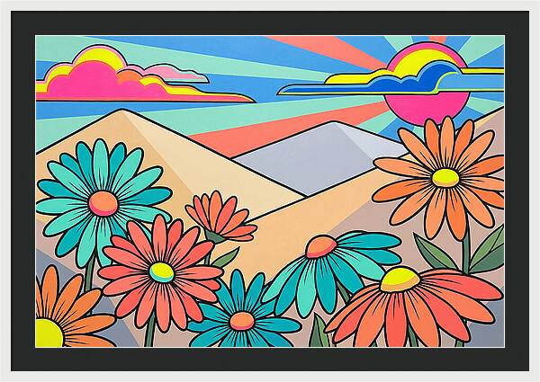 Daisy Fields In Bloom
