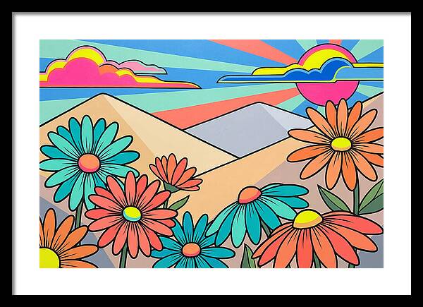 Daisy Fields In Bloom