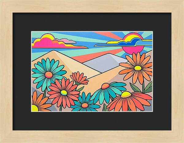 Daisy Fields In Bloom