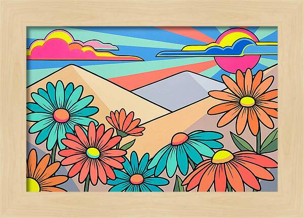 Daisy Fields In Bloom