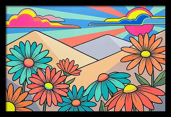 Daisy Fields In Bloom
