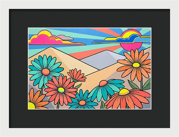 Daisy Fields In Bloom