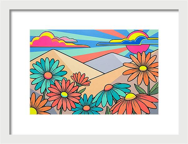 Daisy Fields In Bloom