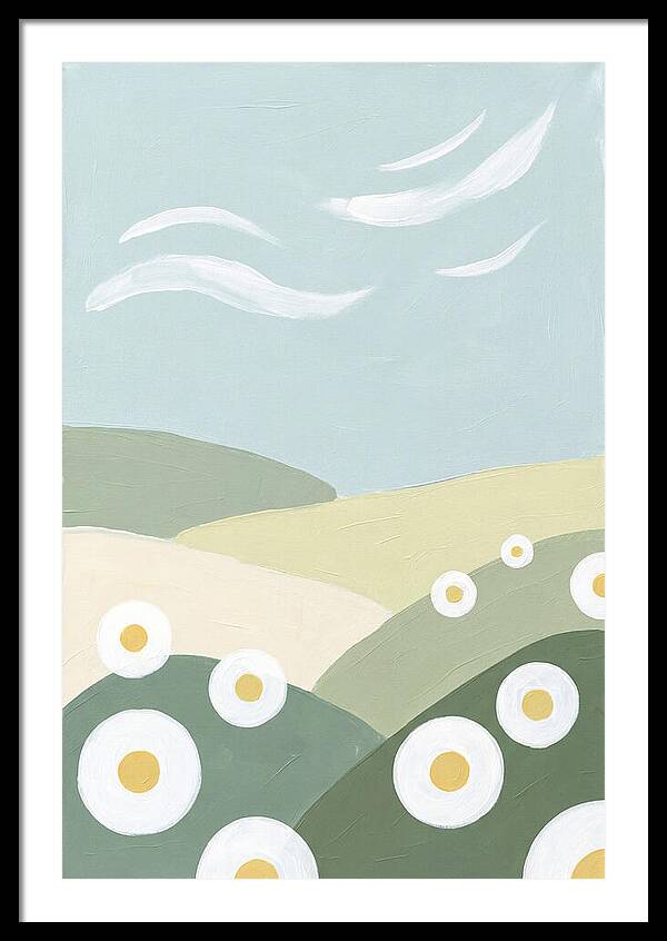 Daisy Fields Under Soft Skies