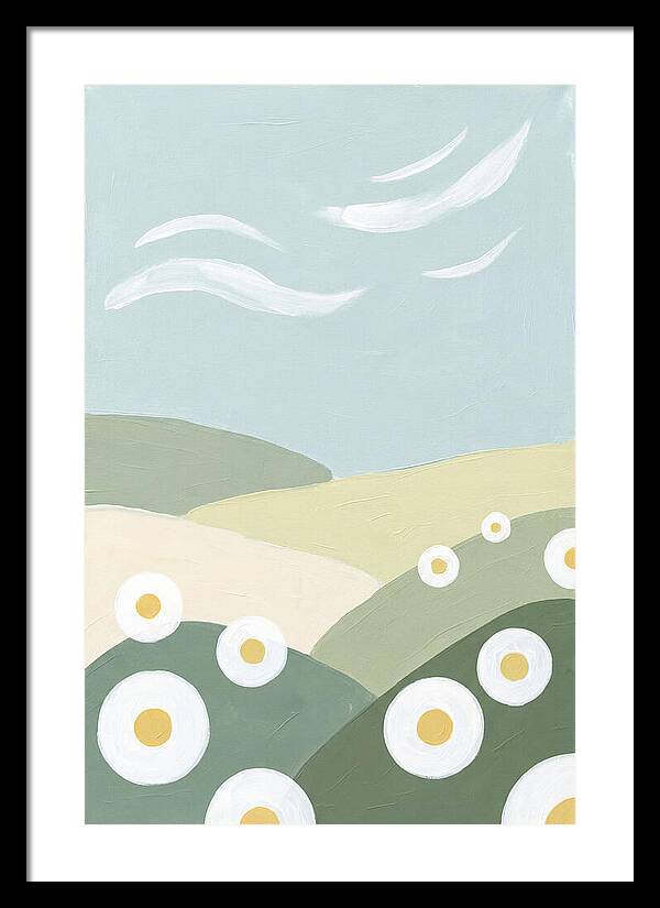 Daisy Fields Under Soft Skies