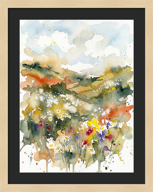 Daisy Landscape Serenity