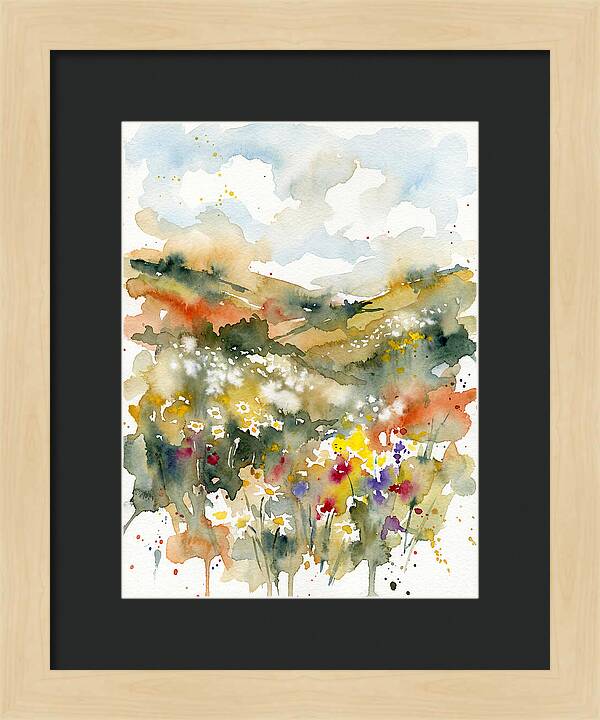 Daisy Landscape Serenity