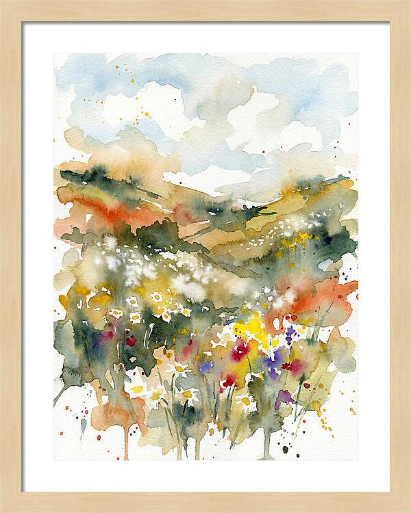 Daisy Landscape Serenity