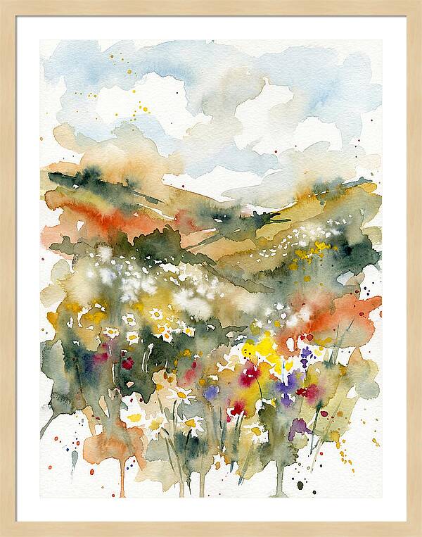 Daisy Landscape Serenity