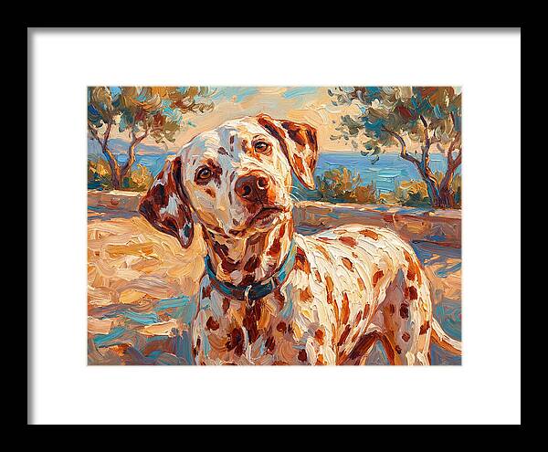 Dalmatian By The Mediterranean