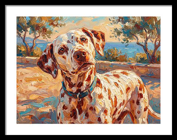 Dalmatian By The Mediterranean