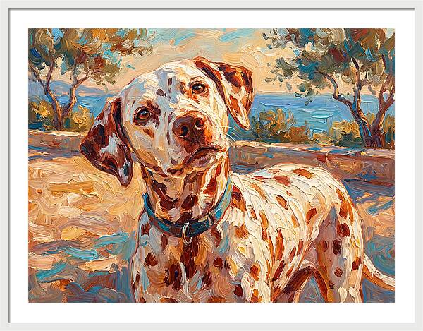 Dalmatian By The Mediterranean