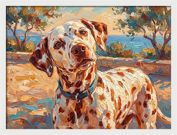 Dalmatian By The Mediterranean