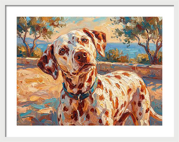 Dalmatian By The Mediterranean