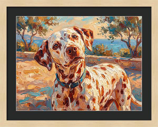 Dalmatian By The Mediterranean