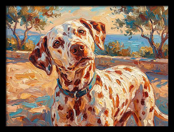 Dalmatian By The Mediterranean
