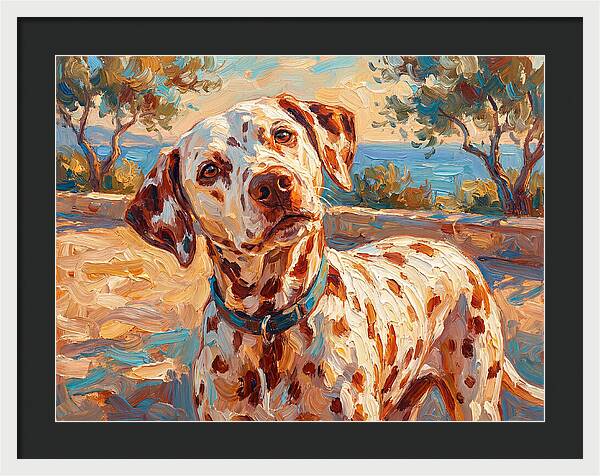 Dalmatian By The Mediterranean