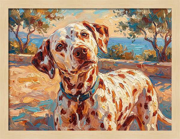 Dalmatian By The Mediterranean
