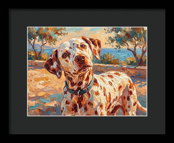 Dalmatian By The Mediterranean